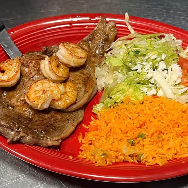 Steak & Shrimp.